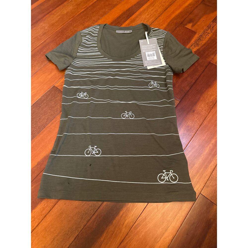Icebreaker Women's Tech Lite II Short Sleeve Scoop Tee Size XS NWT defects